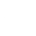 An white icon image of a diamond with four little stars around it.