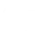 An white icon image of a handshake.